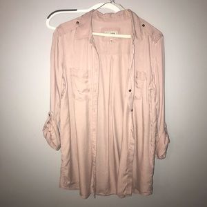 Pink button up